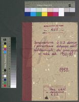 Sprawozdania Głównego Urzędu Statystycznego zbiorcze i jednostkowe dotyczące szkół podstawowych dla pracujących w roku szkolnym 1958/59