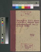 Sprawozdania Głównego Urzędu Statystycznego zbiorcze i jednostkowe dotyczące liceów ogólnokształcących - stan w dniu 20 września 1958 r.