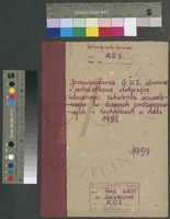 Sprawozdania Głównego Urzędu Statystycznego zbiorcze i jednostkowe dotyczące zaocznego szkolenia zawodowego w liceach pedagogicznych i technikach w 1958 r.