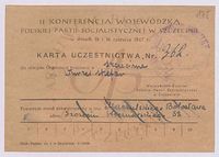 II Konferencja Wojewódzka PPS w Szczecinie [ 15-16.06.1947 r]