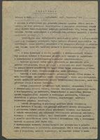 Proces przeciwko przywódcom podziemnej organizacji "Wolność, Równość, Niepodległość ". Sprawozdania PK PPS z akcji protestacyjnej i rezolucje organizacji partyjnych, potępiające działalność WRN[listopad-grudzień]