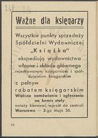 Korespondencja pzrychodzaca i wychodząca do redakcji dzienników i czasopism